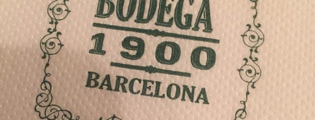 Bodega 1900 is one of Barcelona.