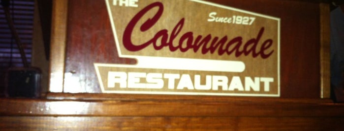 The Colonnade Restaurant is one of Georgia.