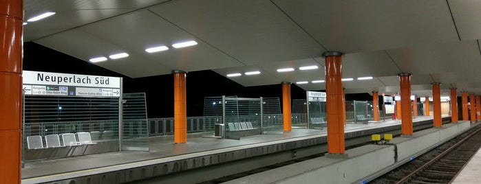 S+U Neuperlach Süd is one of Bahnhöfe.