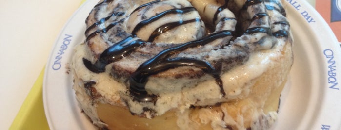 Cinnabon is one of Sweet spots.