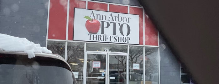 Ann Arbor PTO Thrift Shop is one of Shopping in AA.