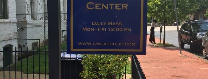 GW Newman Catholic Student Center is one of Tempat yang Disukai Sam.