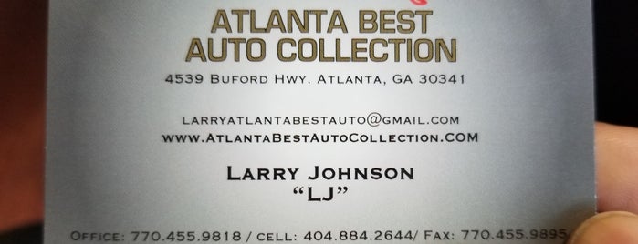 Atlanta Best Auto Collection is one of สถานที่ที่ Chester ถูกใจ.