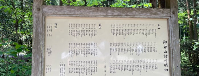 御岩神社 is one of 施設.