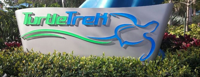 TurtleTrek is one of SeaWorld - Orlando.