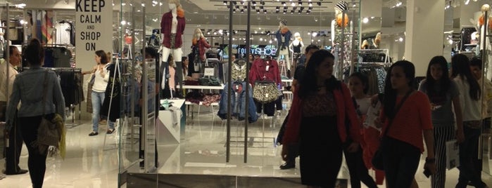 Forever 21 is one of SANTIAGO.