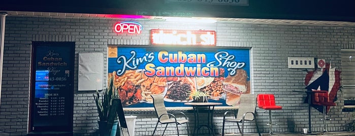 Kim's cuban Sandwich Shop is one of Real Cubans of Tampa.