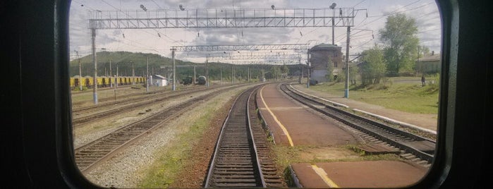 Ж/д станция Талдан is one of Транссибирская магистраль.