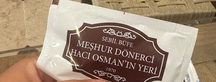 Meşhur Dönerci Hacı Osman'ın Yeri is one of Sumru 님이 저장한 장소.