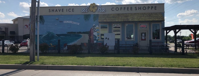 Aloha Shave Ice & Coffee Shoppe is one of The 13 Best Coffee Shops in Oklahoma City.
