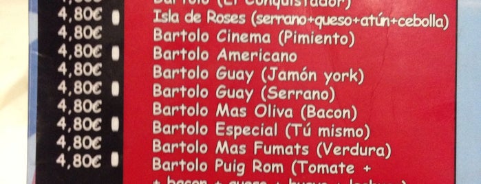 Bar-Tolo is one of Roses.