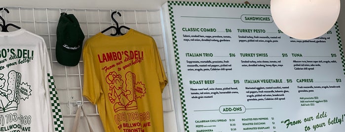 Lambo’s Deli & Grocery is one of YYZ.