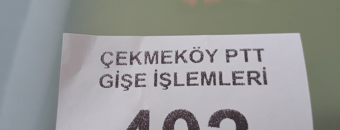 PTT Çekmeköy is one of Posti che sono piaciuti a Ersoy.