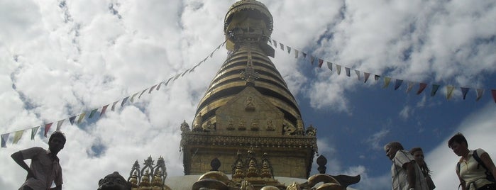 Swayambhunath Stupa is one of Top 10 favorites places in Kathmandu, Nepal.