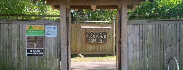 Yashiro Japanese Garden is one of Olympia, Washington.