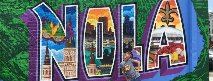 Greetings from NOLA (2019) mural by Greetings Tour is one of New Orleans Culture.