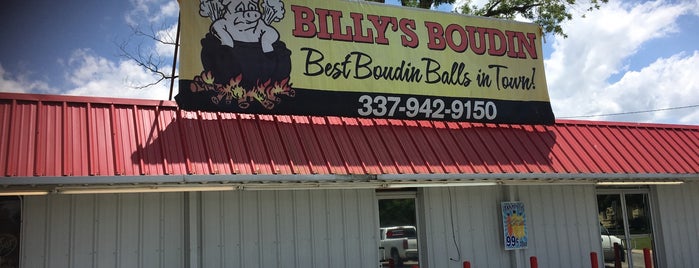 Billy's Boudin & Cracklins is one of Kimmie's Saved Places.