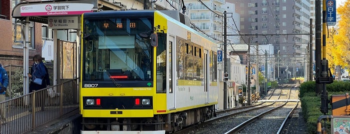 学習院下停留場 is one of Tokyo Sakura Tram (Toden Arakawa line).