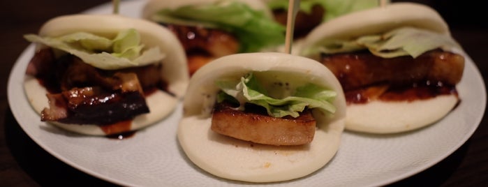 Momosan Ramen & Sake is one of Dumplings (NY Magazine).