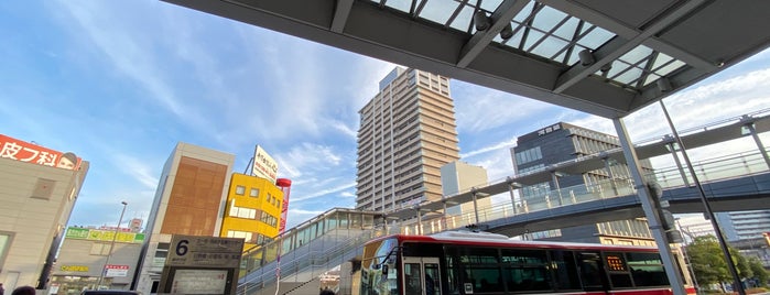名鉄岐阜 (神田町通り)バス停 is one of 岐阜.