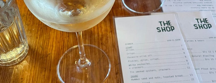 The Shop Wine Bar is one of TimeOut Sydney's bar guide.