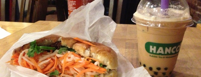 Hanco's Bubble Tea & Vietnamese Sandwich is one of Tempat yang Disukai Carmen.