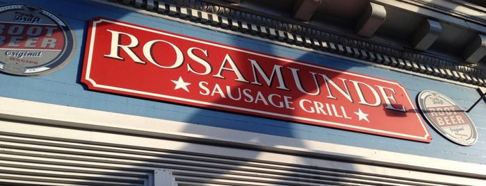 Rosamunde Sausage Grill is one of Good Food in SF.