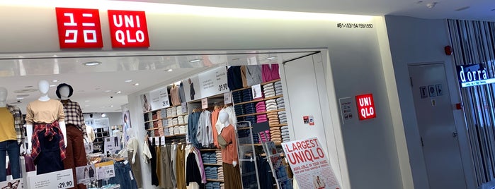 UNIQLO is one of Parkway Parade.