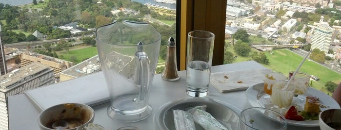 Sydney Tower Buffet is one of Restaurants with spectacular views.
