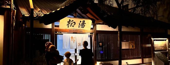 柳湯 is one of 訪れた温泉施設.