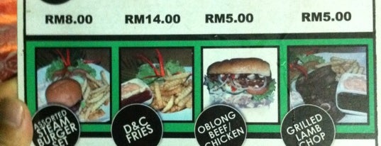 Angah D&C Western & Steam Burger is one of Cari Makan Johor.