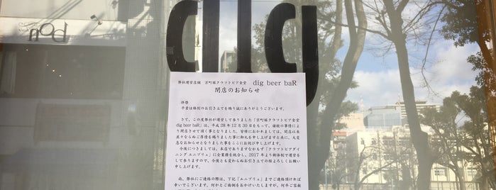 京町堀クラフトビア食堂 dig beer baR is one of オオサカ・ムジナ・ビール・プロジェクト.