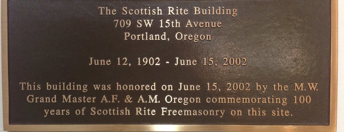 Scottish Rite Center is one of PDX Tiny Museums.