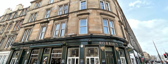 Robbie's Bar is one of Edinburgh favourites.