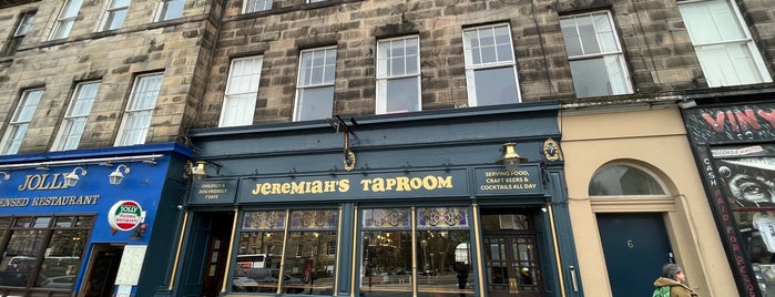 Jeremiah's  Taproom is one of Edinburgh.