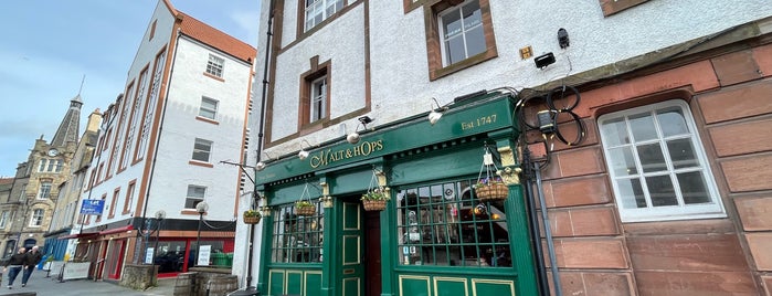 Malt & Hops is one of Edingburgh to try.