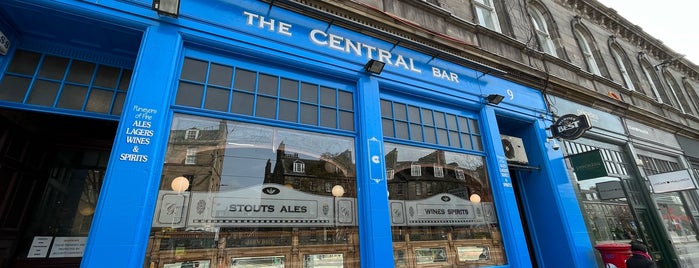 The Central Bar is one of Edinburgh.