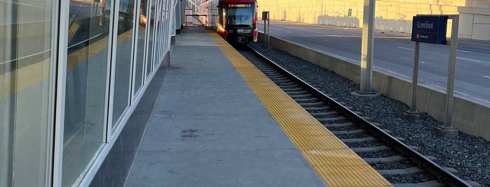 Crowfoot (C-Train) is one of C-Train Stations.