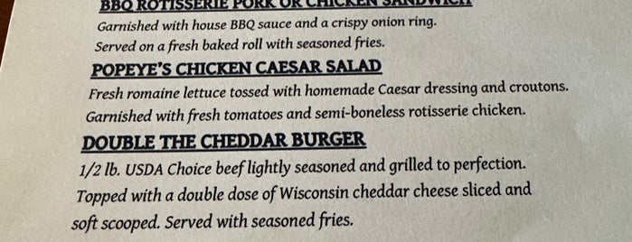 Popeye's on Lake Geneva is one of WI.