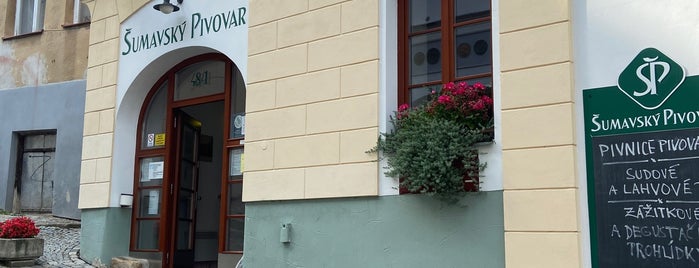 Šumavský pivovar is one of Restaurants.