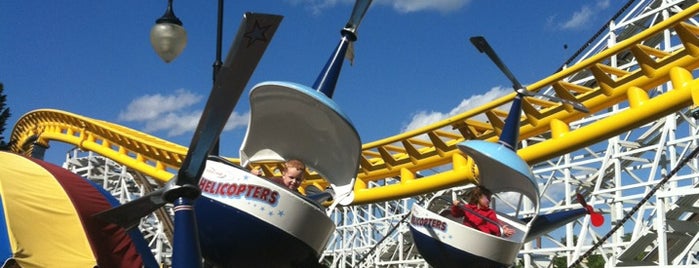 Helicopters is one of Hersheypark.