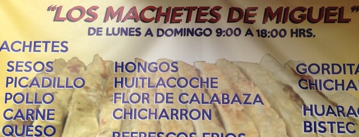 Los machetes de Miguel is one of สถานที่ที่บันทึกไว้ของ Araceli.