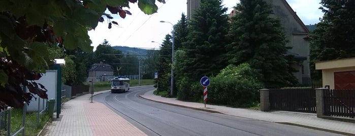 Hanychov kostel (tram) is one of Tramvaje Liberec.