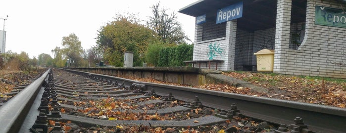 Železniční zastávka Řepov is one of MB.