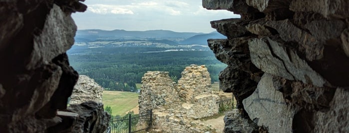 Zřícenina Andělská Hora is one of Saved.