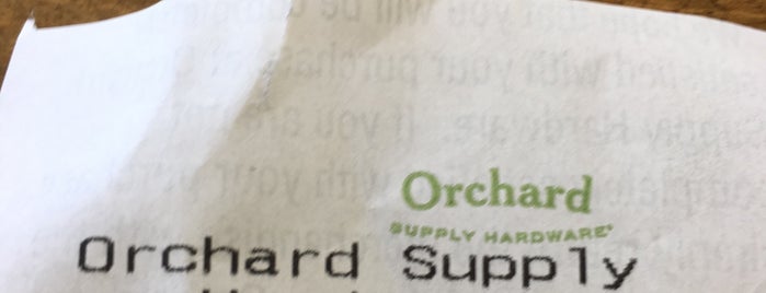 Orchard Supply Hardware is one of Lieux qui ont plu à G.