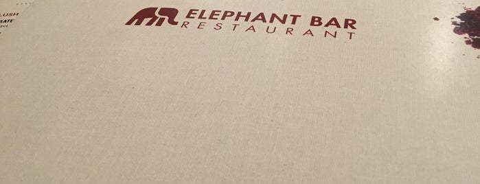Elephant Bar is one of Restaurants.