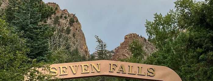 Seven Falls is one of สถานที่ที่บันทึกไว้ของ Anthony.