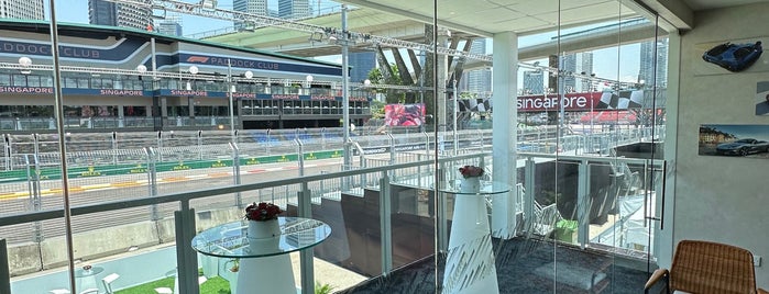 Singapore F1 GP: Pit Grandstand Sky Suites is one of For Singapore.