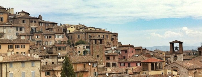 Perugia is one of Umbria.